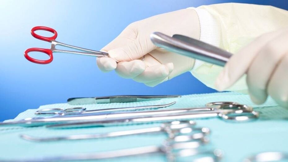 ferramentas para cirurgia de aumento do pênis